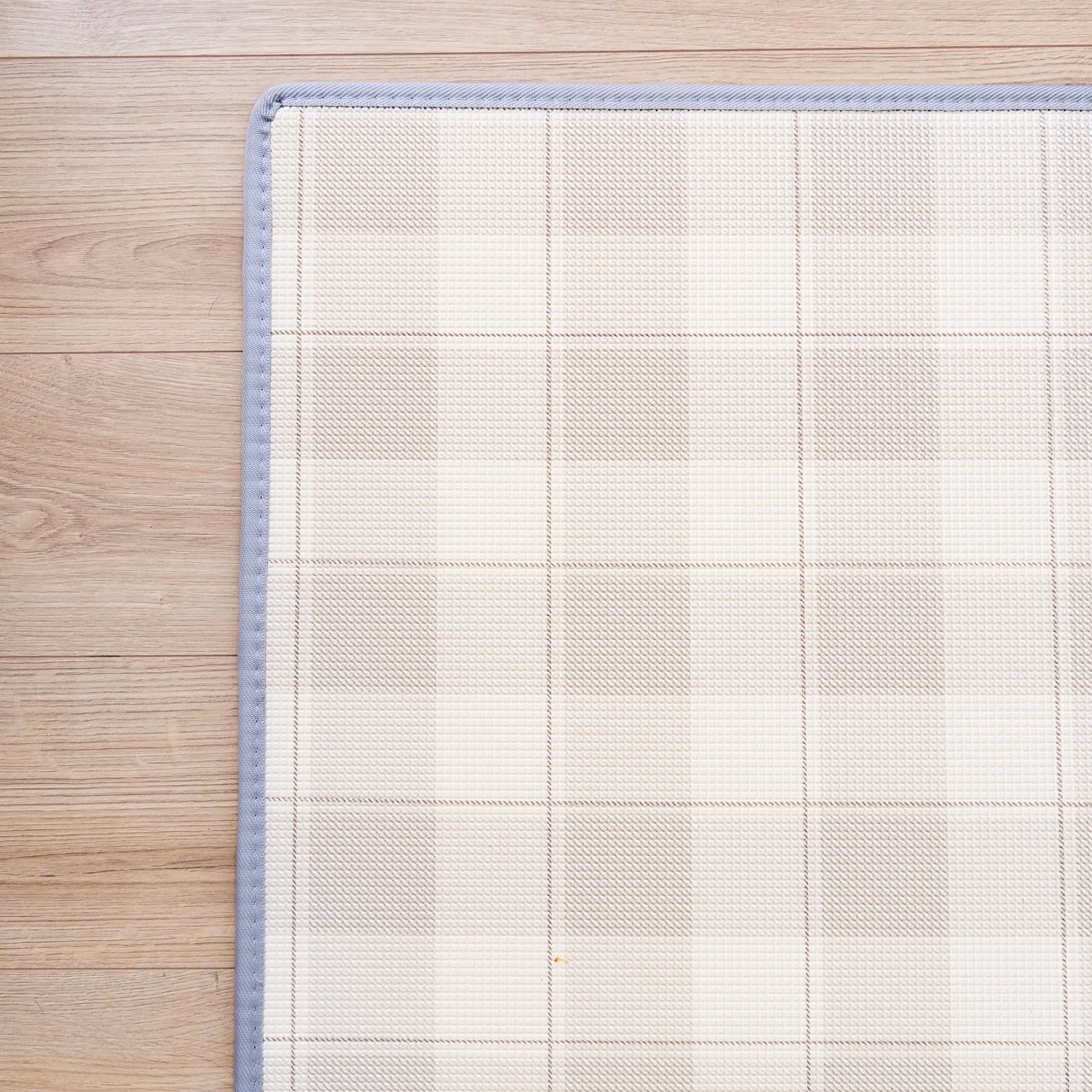 PRE-ORDER: Gingham Stone/ In the Clouds Pink Play Mat (Small)