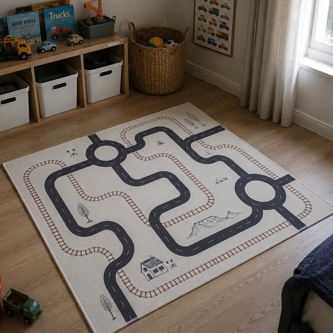 PRE-ORDER: Car Track/ Vines & Ladders (Oak)