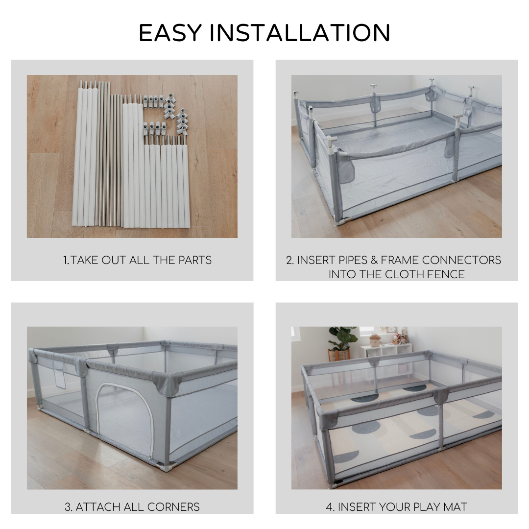 Playpen Fabric - Zip Door
