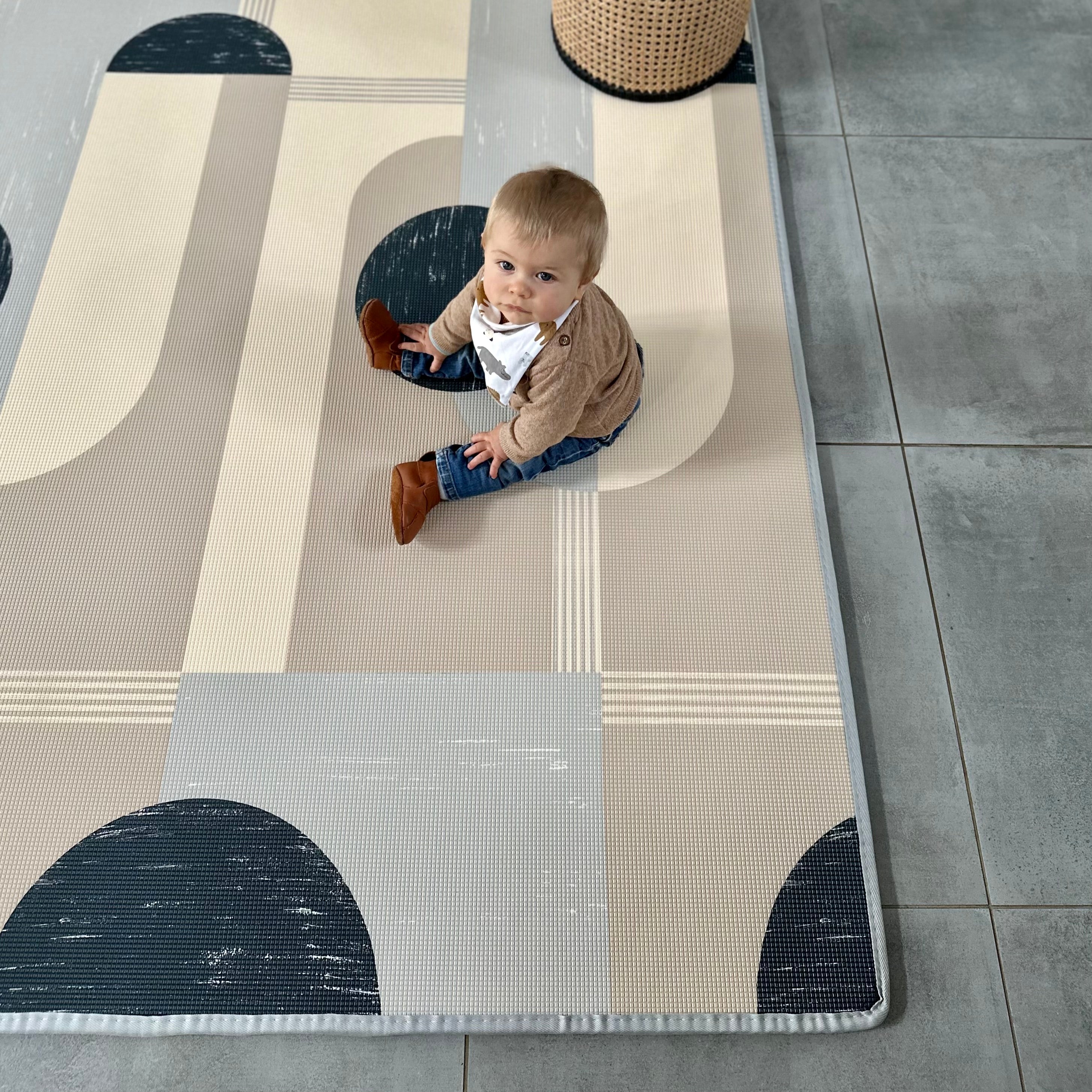 Moonlight Geo/ World Map Play Mat