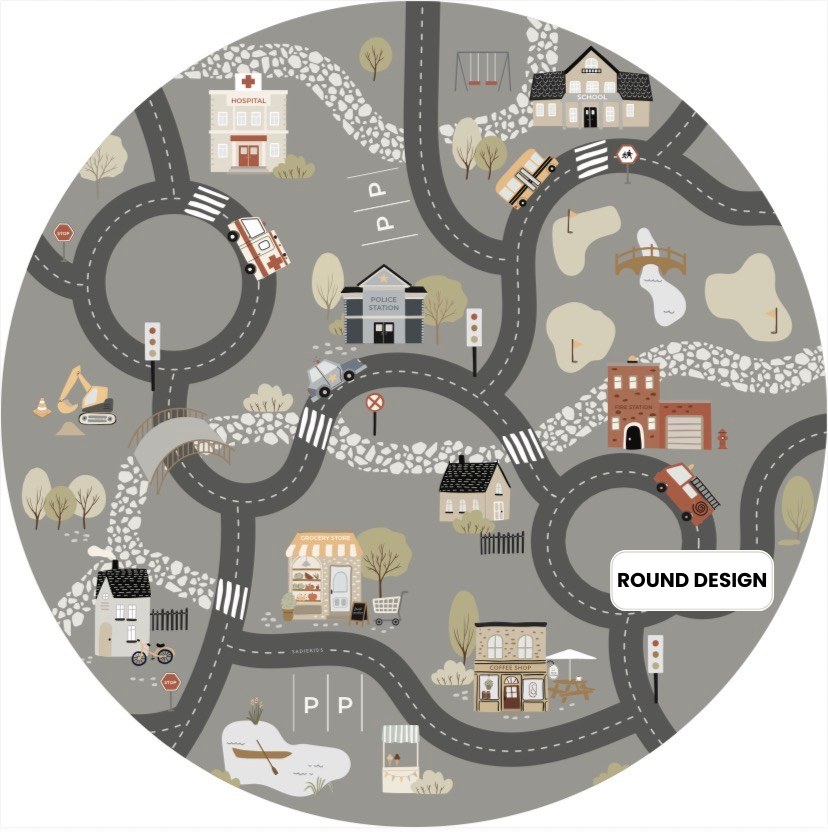 Town Track/ ABC Storybook (Grey)
