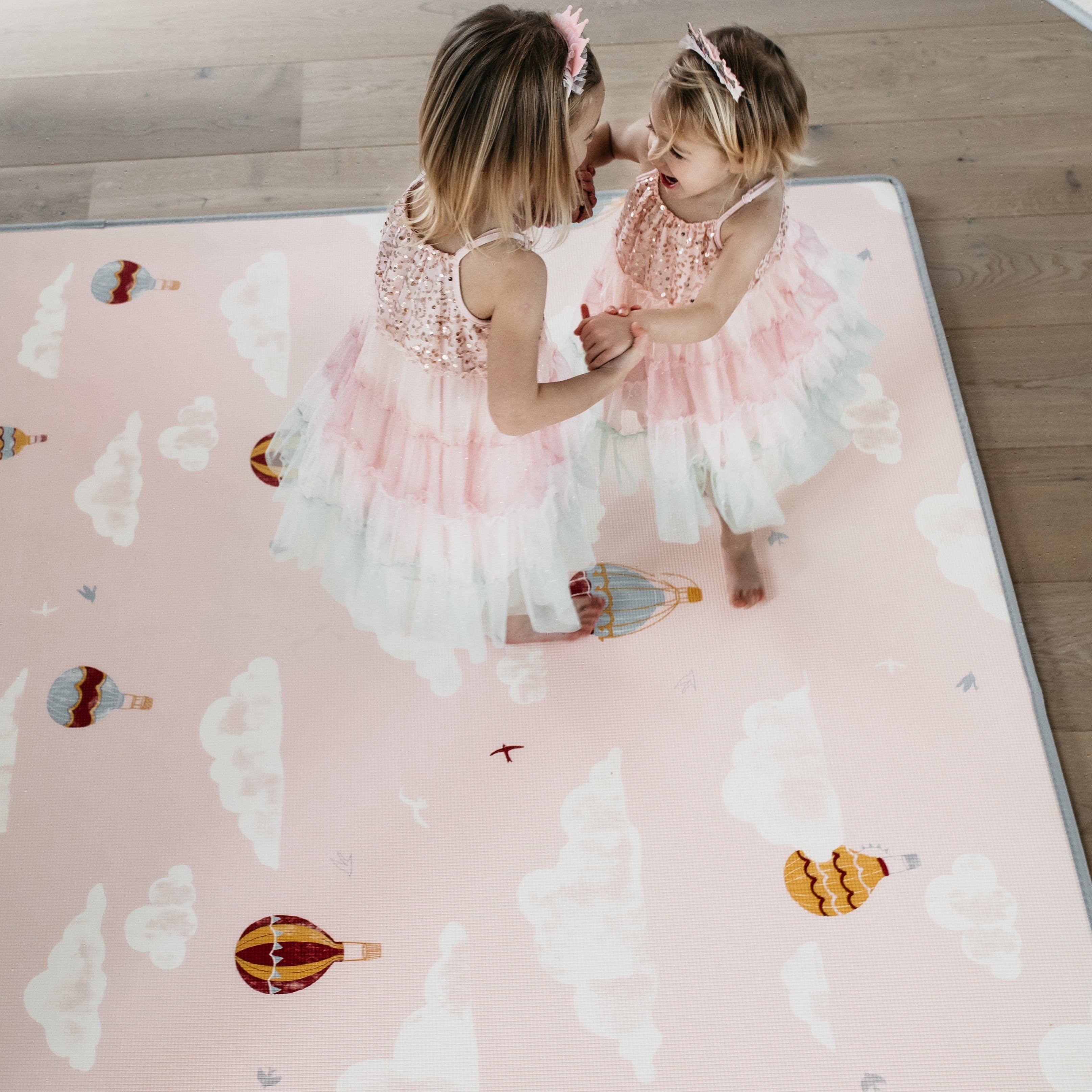 PRE-ORDER: Sunset Geo/ In The Clouds Pink Play Mat