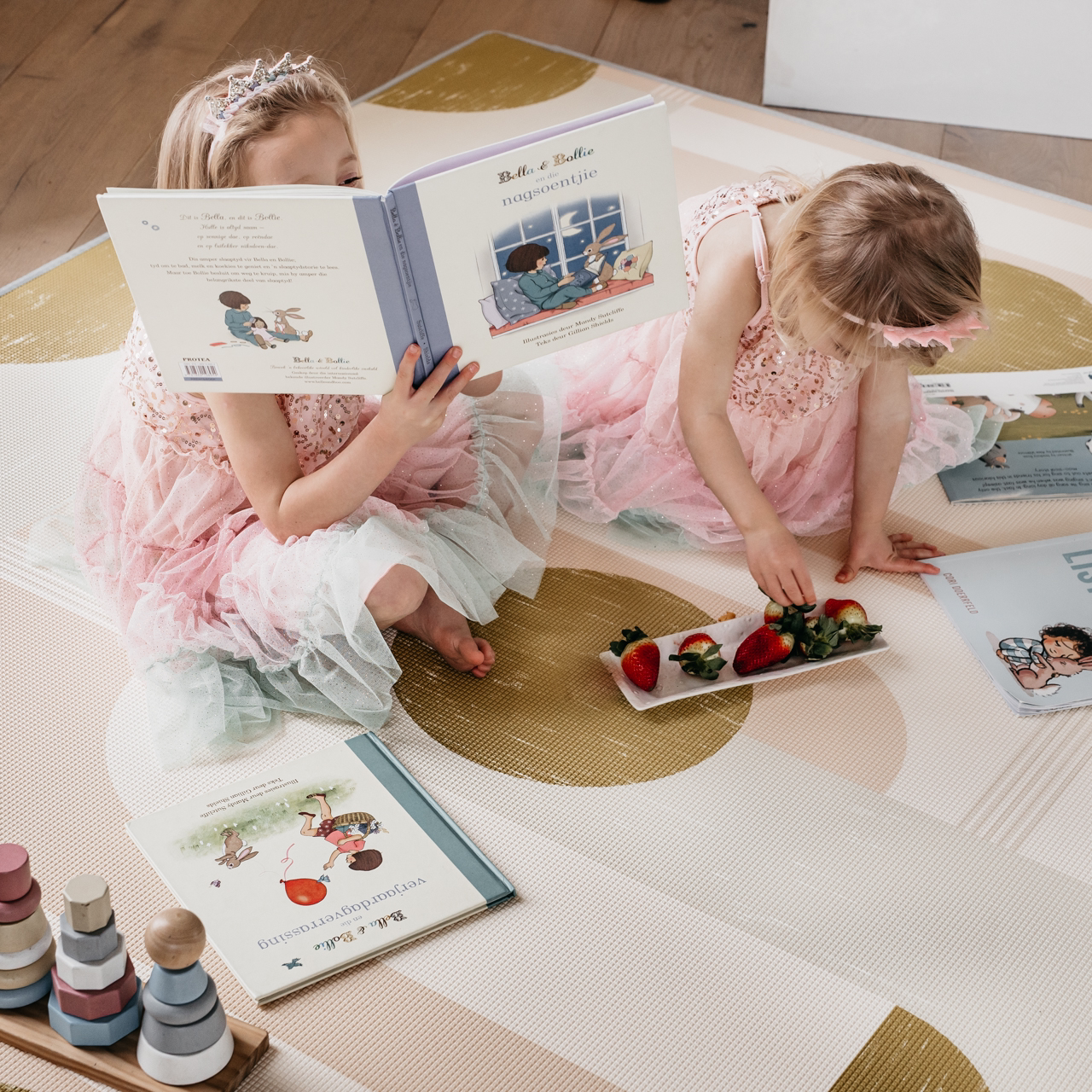 PRE-ORDER: Sunset Geo/ In The Clouds Pink Play Mat