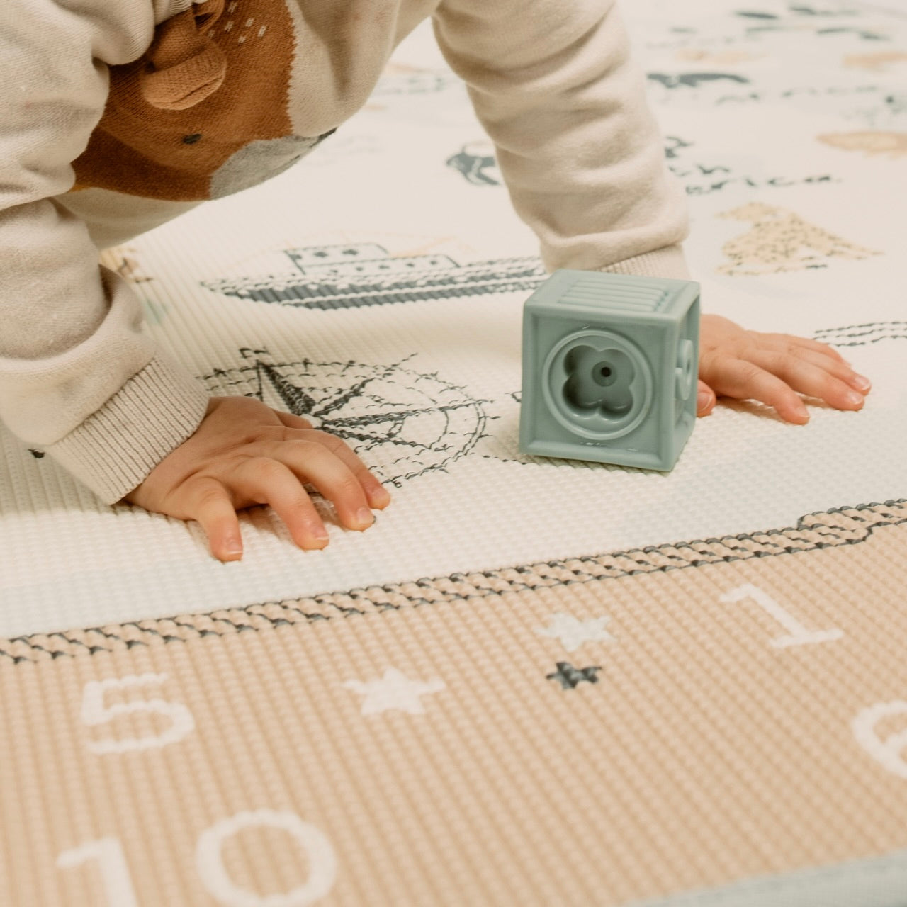 Moonlight Geo/ World Map Play Mat