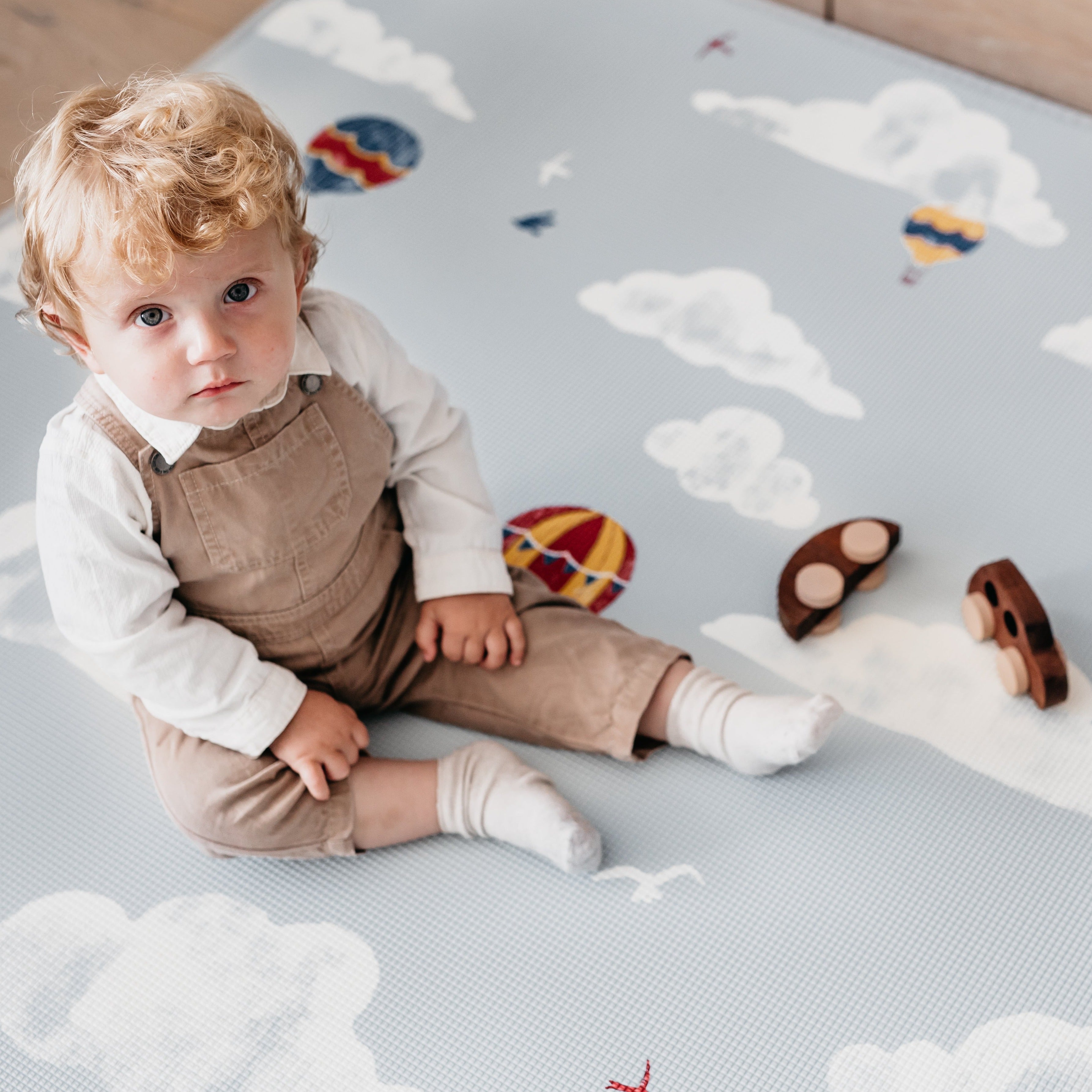 PRE-ORDER: In The Clouds Blue/World Map