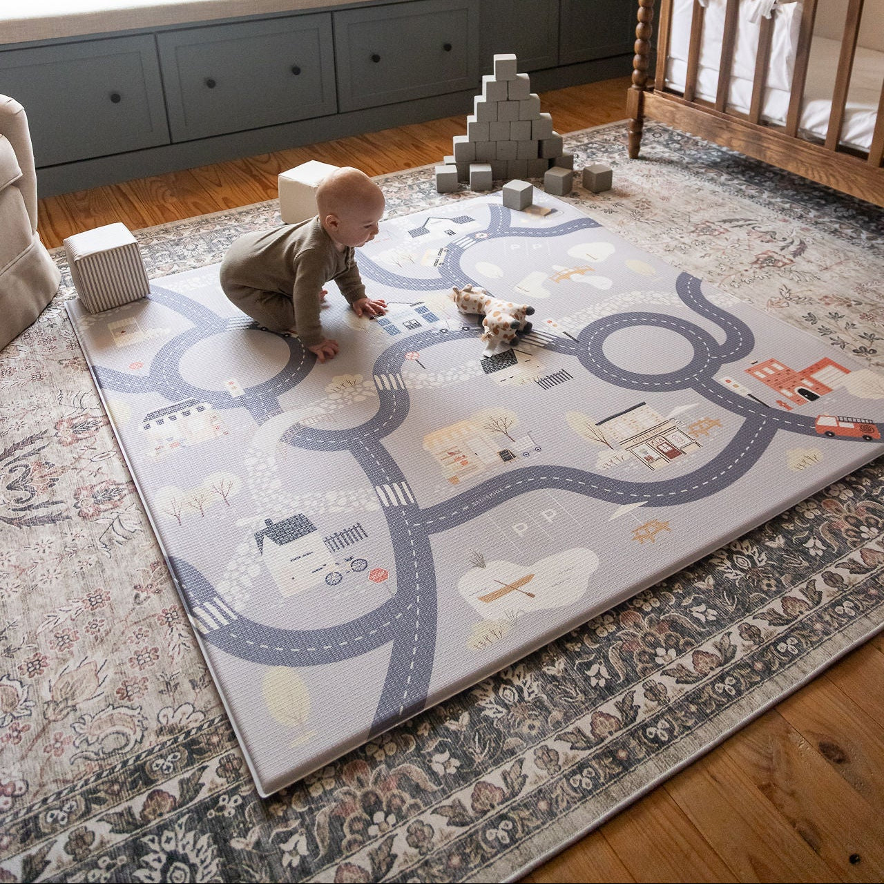 Town Track/ ABC Storybook (Grey)