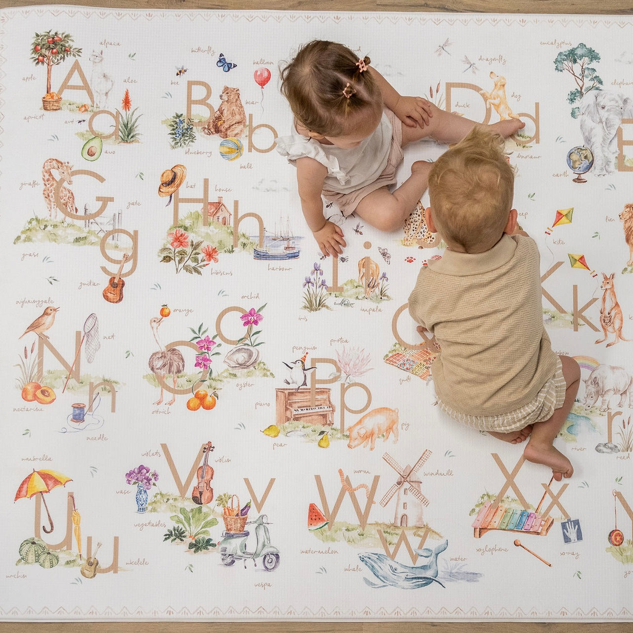 ABC Storybook (Neutral)/ Checkered