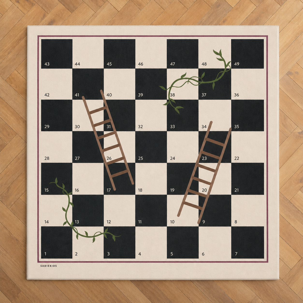 Bobbin (Black)/ Vines & Ladders
