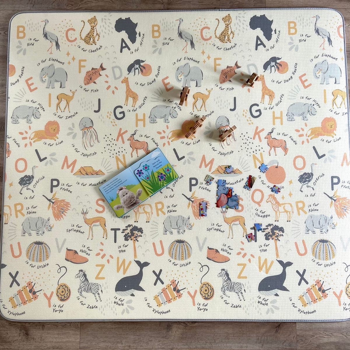 PRE-ORDER: ABC Africa/ World Map Play Mat