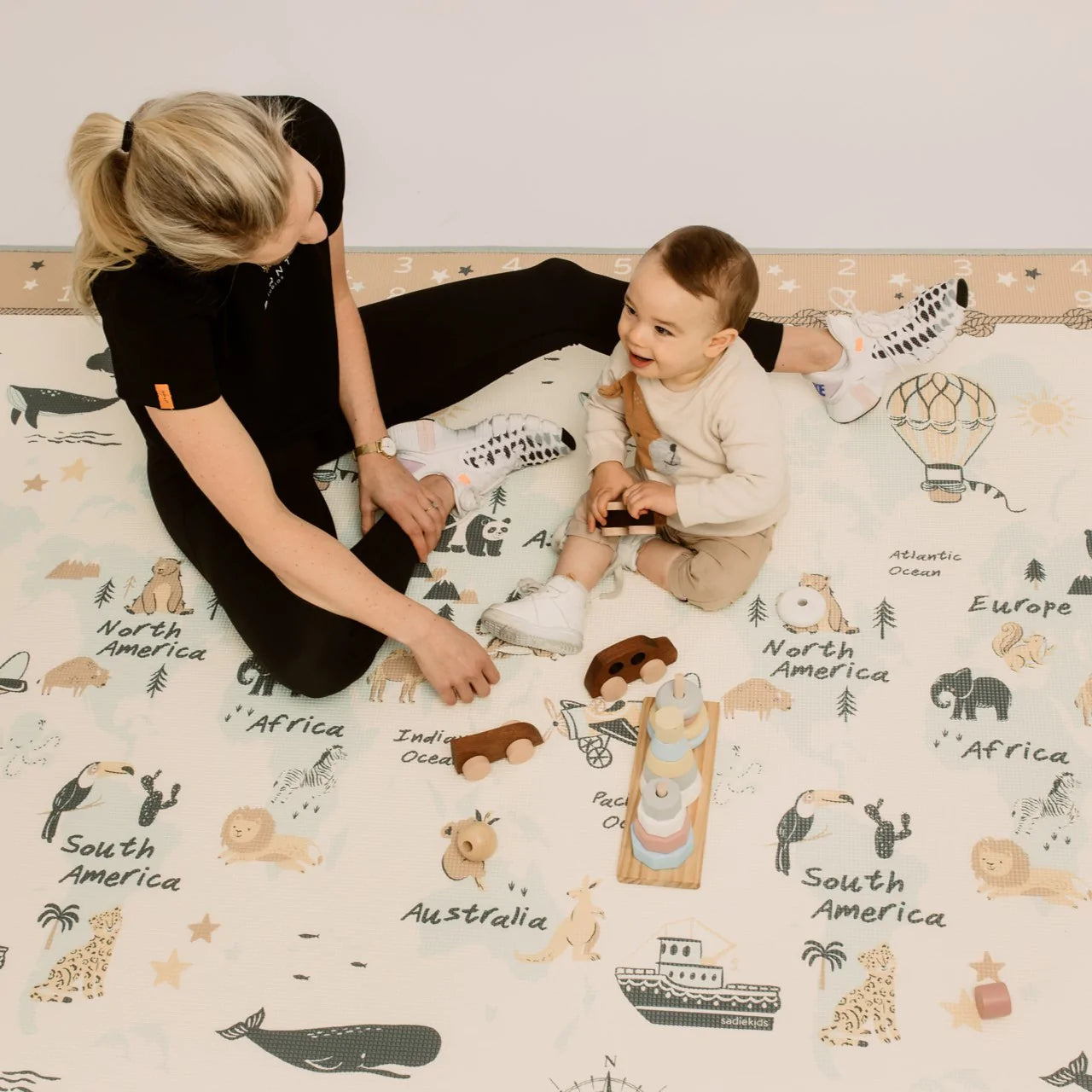 ABC Africa/ World Map Play Mat (Large)