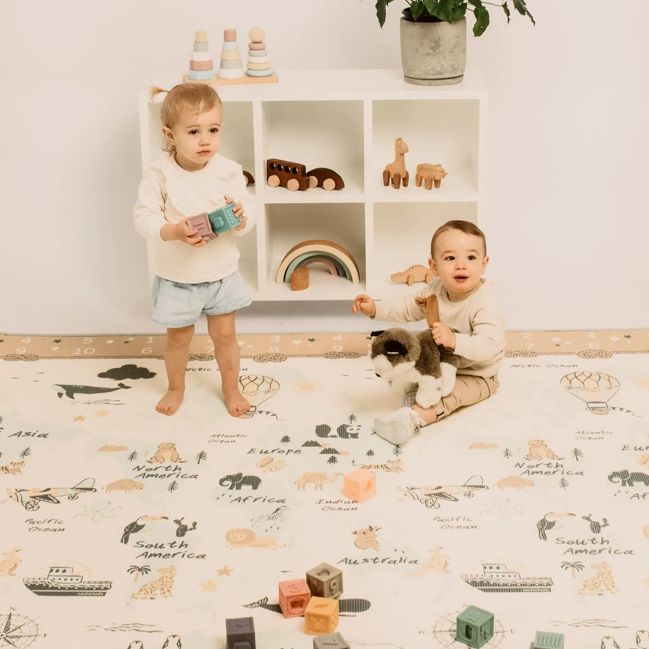 ABC Africa/ World Map Play Mat (Large)