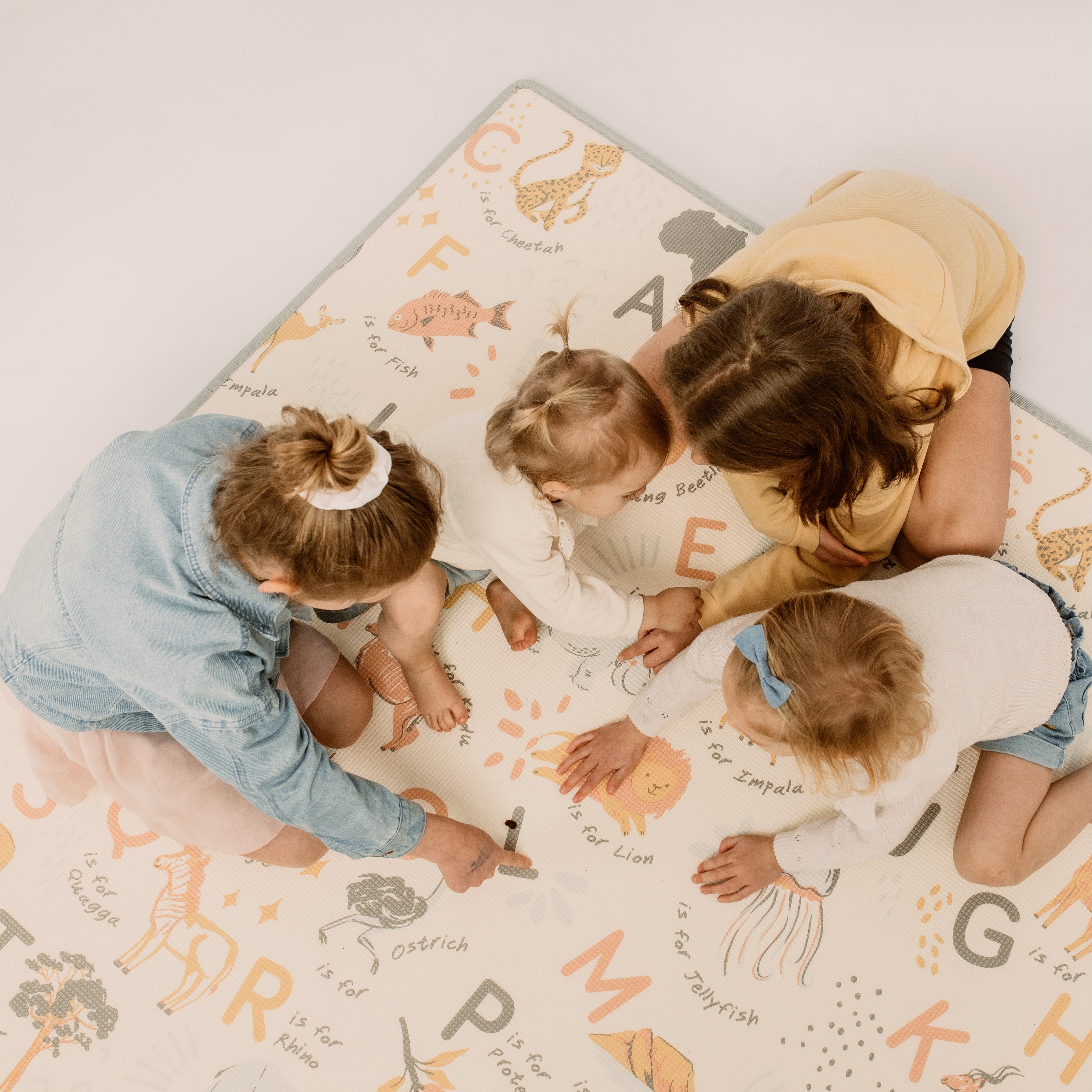 PRE-ORDER: ABC Africa/ World Map Play Mat