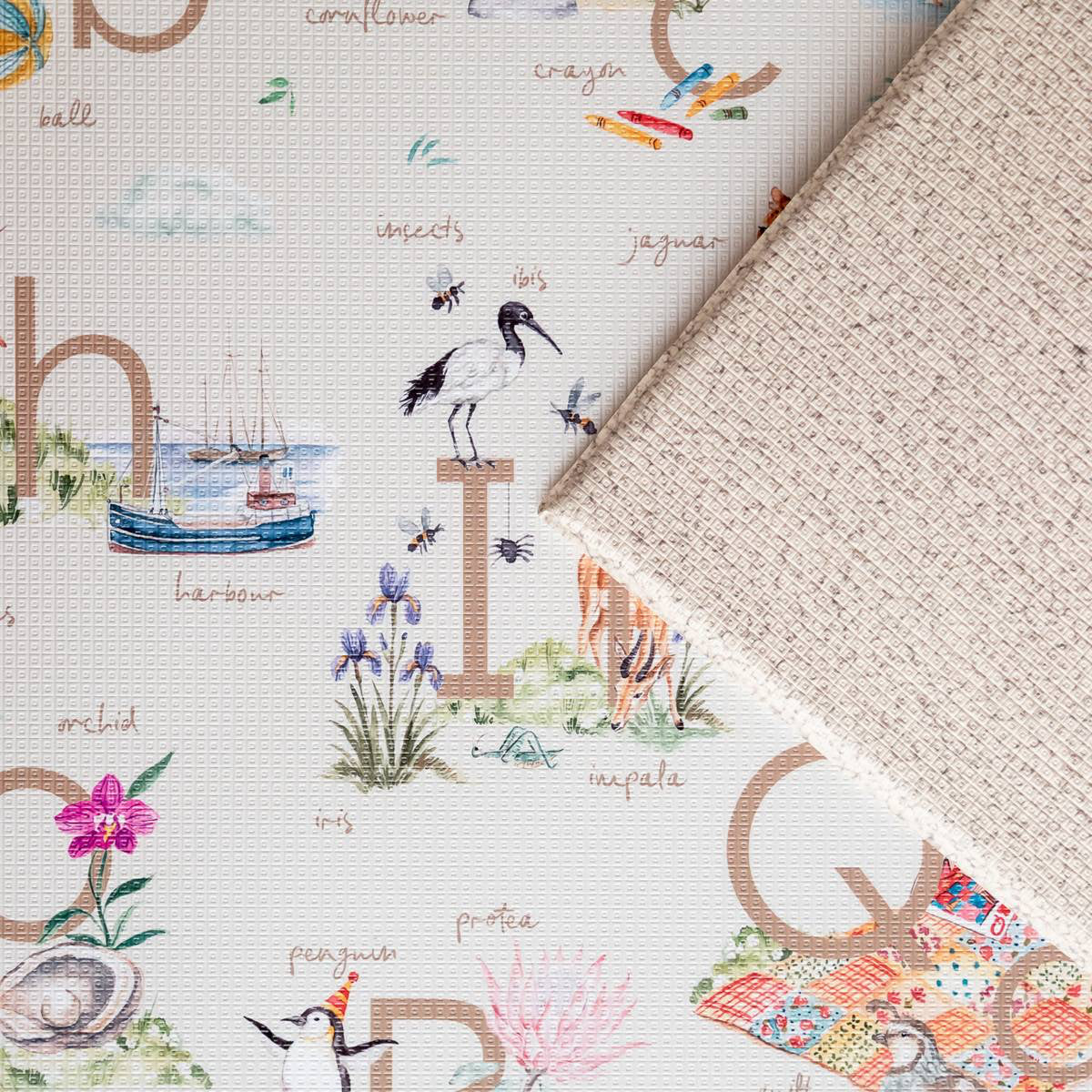 ABC Storybook (Neutral)/ Meander (Taupe)