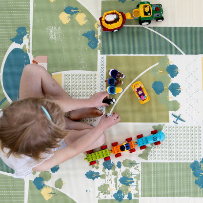 PRE-ORDER: Little Farmer/ Gingham Stone Play Mat