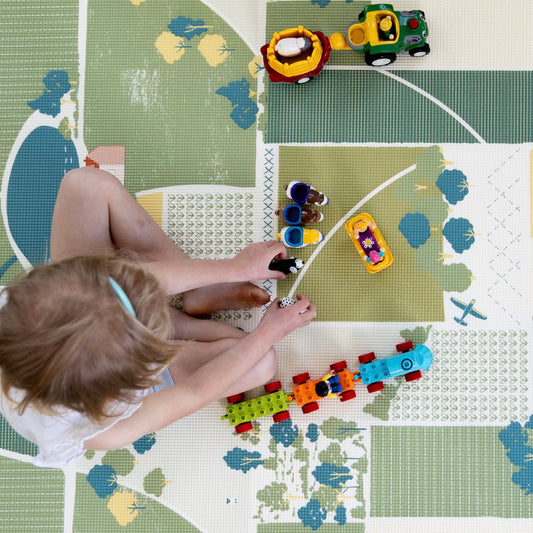 PRE ORDER: Storyteller/ Gingham Stone Play Mat