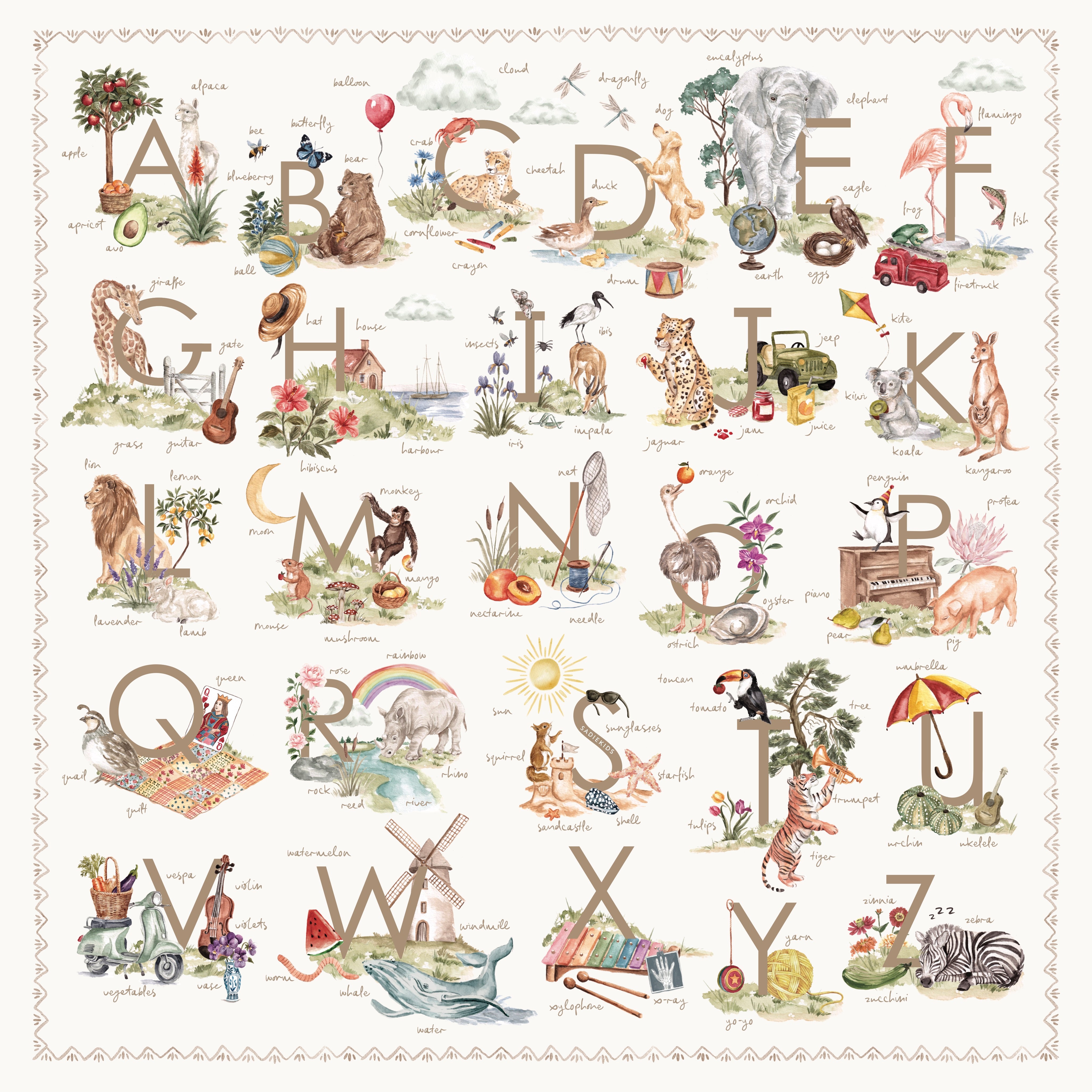 PRE-ORDER: Storybook Neutral / Checkered