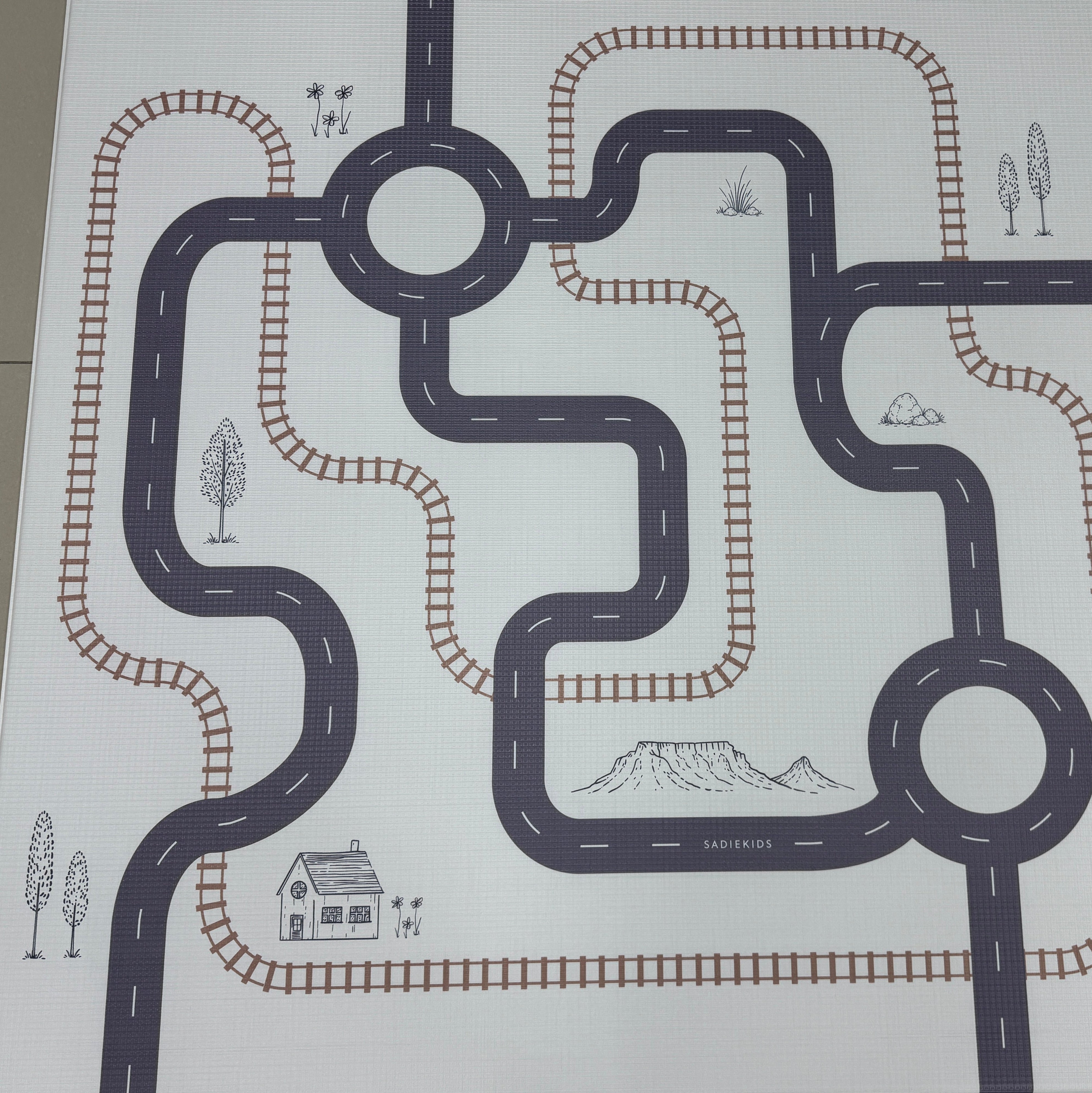 PRE-ORDER: Car Track/ Vines & Ladders (Oak)