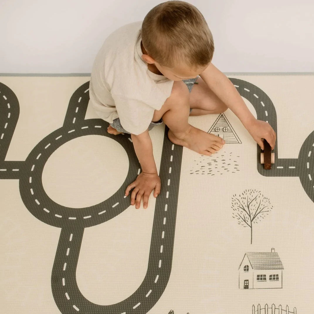 Car Track/ World Map Play Mat (Small)