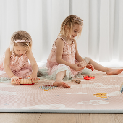PRE-ORDER: Sunset Geo/ In The Clouds Pink Play Mat