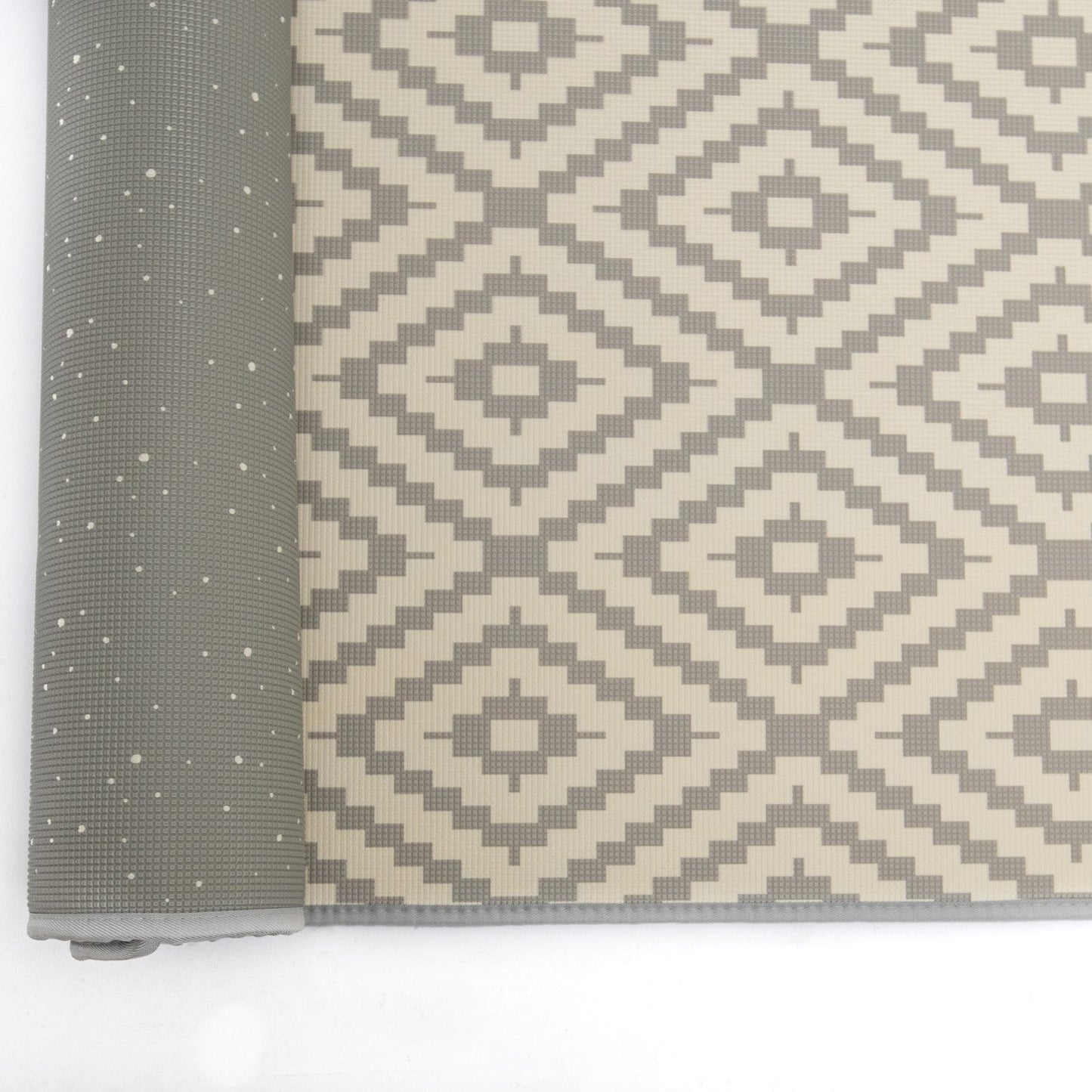 Grey Moroccan/ Grey Speckled Play Mat (Small)