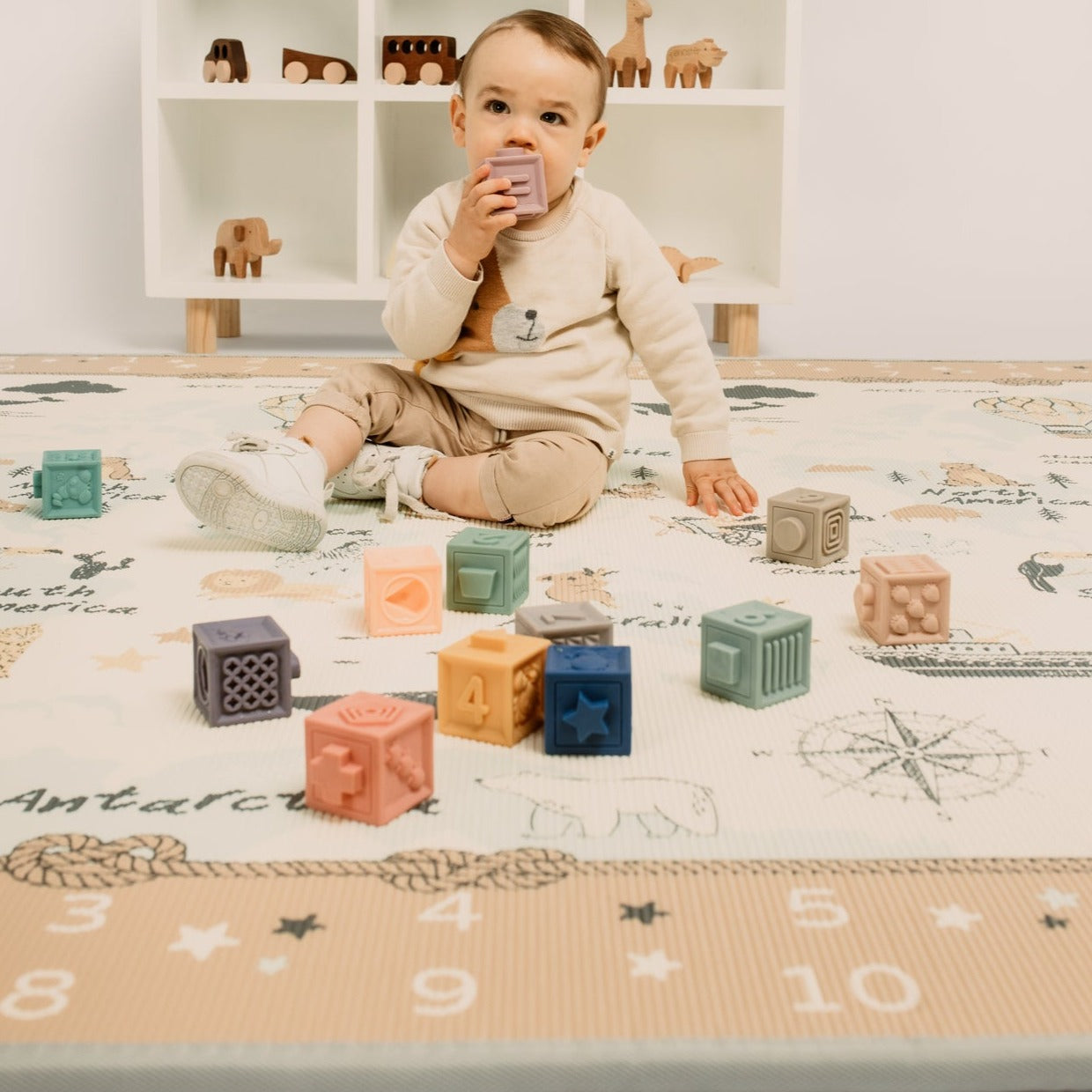 ABC Africa/ World Map Play Mat (Small)