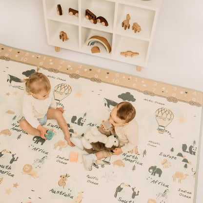 Moonlight Geo/ World Map Play Mat