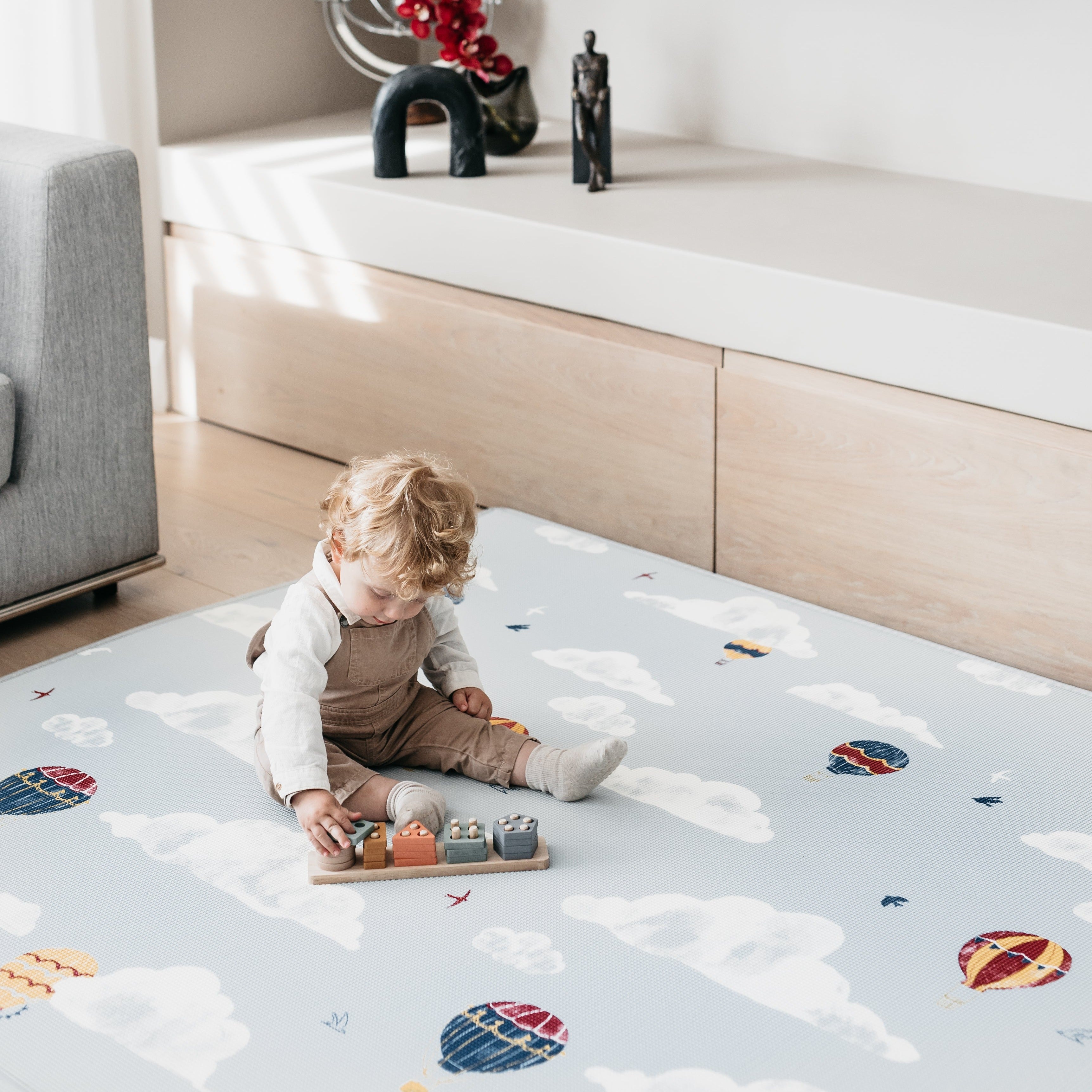 PRE-ORDER: In The Clouds Blue/World Map