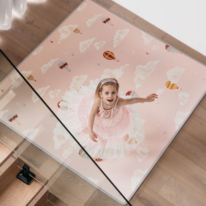 PRE-ORDER: Sunset Geo/ In The Clouds Pink Play Mat