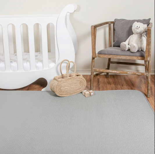 PRE-ORDER: ABC Africa/ Solid Grey Play Mat (Small)