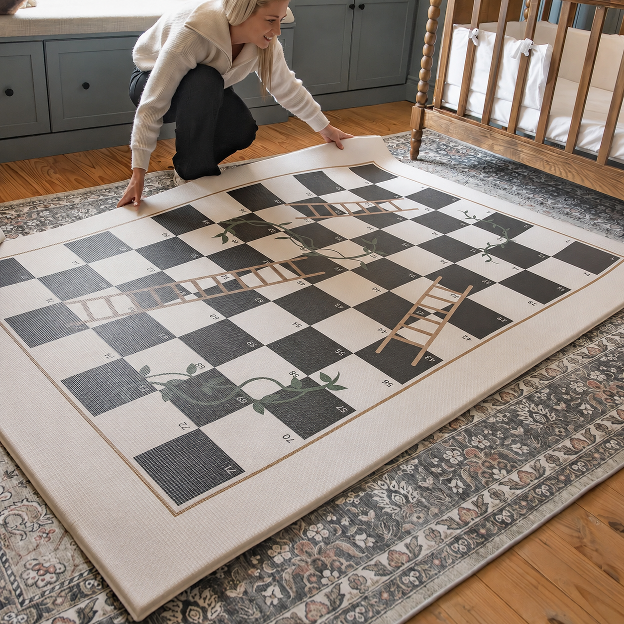PRE-ORDER: Car Track/ Vines & Ladders (Oak)