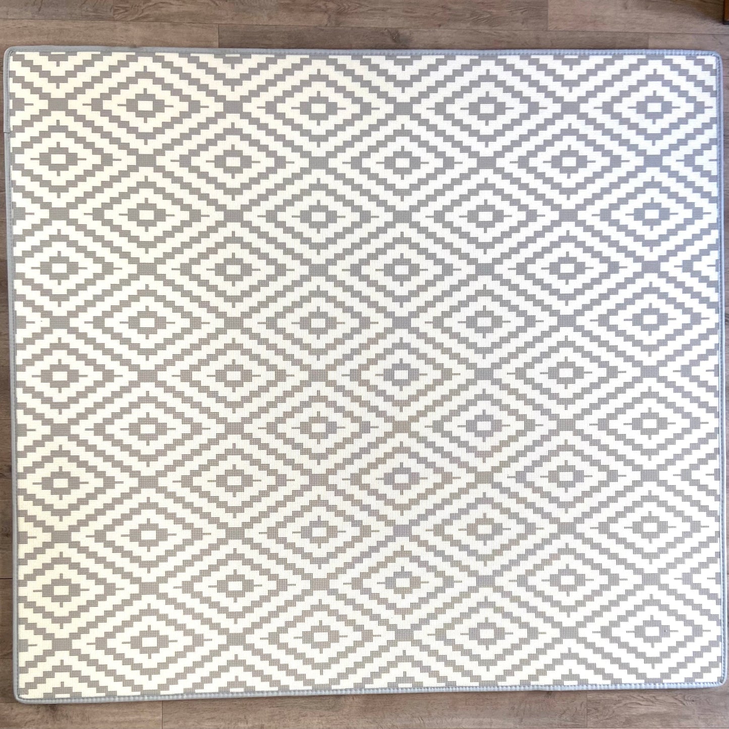 ABC Africa/ Grey Moroccan Play Mat (Small)