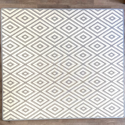 ABC Africa/ Grey Moroccan Play Mat (Small)