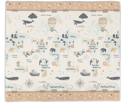 PRE-ORDER: ABC Africa/ World Map Play Mat
