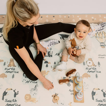 PRE-ORDER: Car Track/ World Map Play Mat
