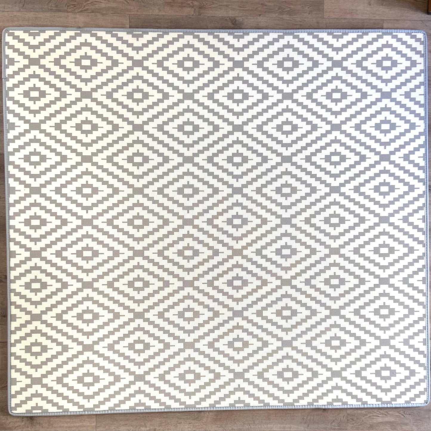 ABC Africa/ Grey Moroccan Play Mat